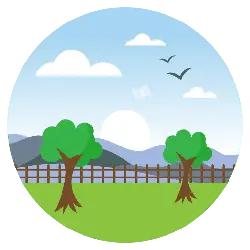Rural Landscape Painting - nature - Free Download PNG