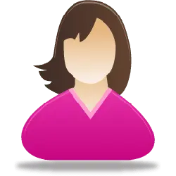 Female Icon in Pink - icon - PNG Images