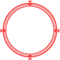 Red Ring - halo - High Resolution PNG
