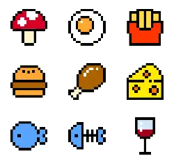 Mushroom - pixel art - vegetable - Lossless PNG