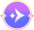 Star Badge - purple - gem - PNG Images