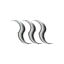 Silver Triad Logo - minimalist - High Resolution PNG