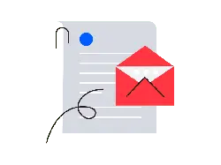 Envelope and Document - mail - High Resolution PNG