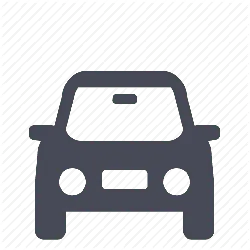 Car Icon - vehicle - Transparent Layer PNG