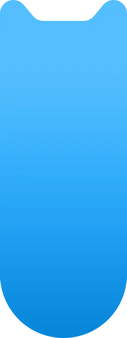Blue Gradient Background - graphic design - Transparent Layer PNG