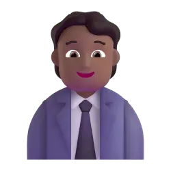 Man in Suit - emoji - No Background PNG