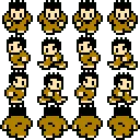 Pixel Cat - game character - PNG