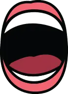 Open Mouth - cartoon - Free Download PNG