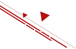 Red Geometric Shapes - triangle - High Resolution PNG
