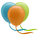 Colorful Balloons - toy - Fast Download PNG