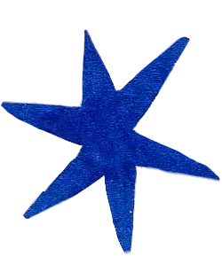 Blue Star Pattern - pattern - PNG