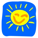 Smiling Sun - High Resolution PNG