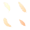 Feather - yellow - Lossless PNG