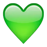 Green Heart Emoji - emoji - Free PNG