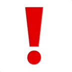 Exclamation Mark - red - Curated PNG