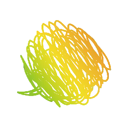 Abstract Scribble Pattern - green - Transparent Background PNG