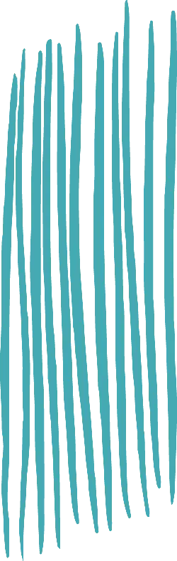 Blue Striped Pattern - minimalist style - PNG
