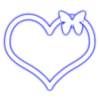 Heart Butterfly - decoration - High Resolution PNG