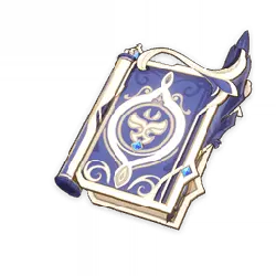Blue Scroll - No Watermark PNG
