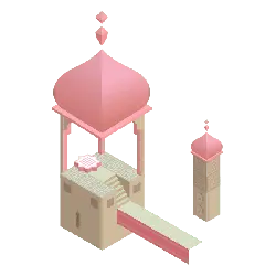 Pink Building - geometric - Free PNG