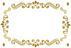 Gold Pattern Frame - frame - vintage - Transparent Background PNG