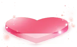 Pink Heart - shining - glowing - High Resolution PNG
