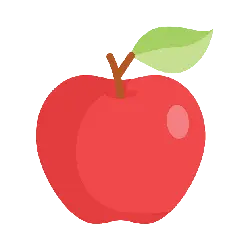 Apple - shiny - sMOOTH - Transparent Layer PNG