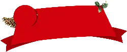 Red Ribbon Decoration - red - Lossless PNG