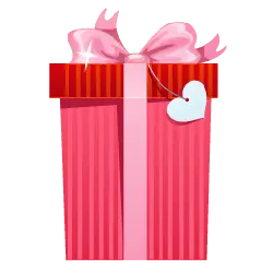 Pink Gift Box - heart - Highly Rated PNG