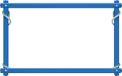Blue Wooden Frame - frame - No Background PNG