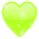 Green Heart - glow - Free Download PNG