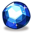 Blue Crystal Gemstone - shining - Free PNG
