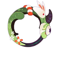 Green Rabbit Letter O - rabbit - PNG Images