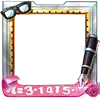 Glasses and Pencil Frame - frame - PNG Images