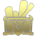 Treasure Chest - golden - chest - No Background PNG
