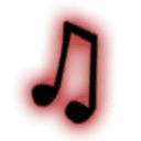 Musical Note - red - symbol - PNG Images