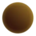 Brown Circle Object - light source - High Resolution PNG