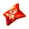 Red Five-pointed Star - glowing - PNG Images