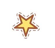 Star - outline - simple - No Watermark PNG