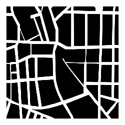Abstract Line Pattern - line art - black background - Free PNG