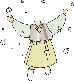 Girl in Hanbok - hanbok - No Watermark PNG