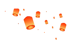 Lantern - orange - Free for Commercial Use PNG