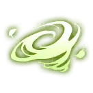 Green Vortex - rotating - High Resolution PNG
