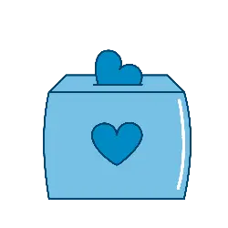 Heart Tissue Box - simple - High Resolution PNG