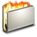 Burning Folder - folder - High Resolution PNG