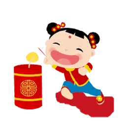 Child Lighting Firecrackers - holiday - Transparent Background PNG