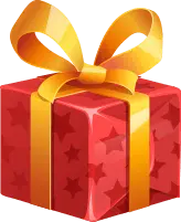 Gift Box - High Resolution PNG - stars