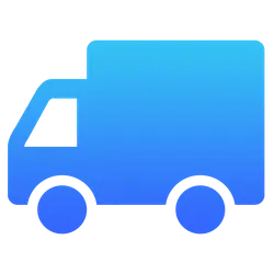 Blue Truck - Curated PNG