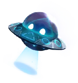 Unidentified Flying Object - blue - High Resolution PNG