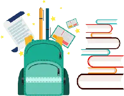 Backpack and Books - student - Free PNG